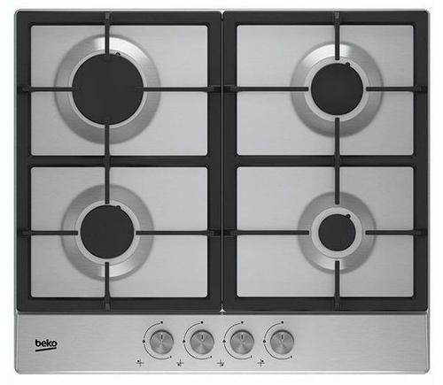 Plita pe gaz incorporabila Beko HIAG64225SX, 58 cm, 4 zone, aprindere integrata, (Inox)