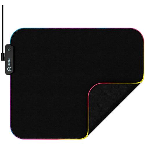 Mousepad gaming Lorgar Steller 913 RGB 360x300, Negru