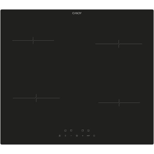 Plita incorporabila inductie Candy CI642CA, 4 zone de gatit, Touch Control, Functie Booster, 60 cm (Negru)