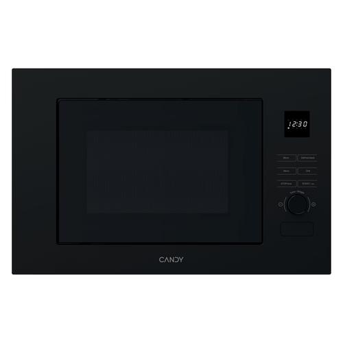 Cuptor incorporabil cu microunde si grill Candy Wave 600 CA38FL7N20WXB, 20 litri, 750W, 5 trepte de putere, display digital & selector mecanic (Negru)