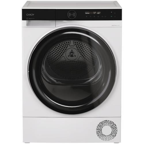 Ucator de rufe Candy BS H9N2B-S ProDry 700, 9kg, Clasa D, 11 programe + Remote, Pompa de caldura, Display LCD, Hygiene, Wi-Fi (Alb)