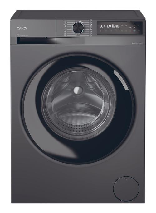 Masina de spalat rufe Candy ProWash 500 BR 48B6G-S, 8 kg, 1400 rpm, Clasa A, 16 programe, Soft Drum, Motor Speed Drive Inverter, Wi-Fi, ProActive Wash (Gri)