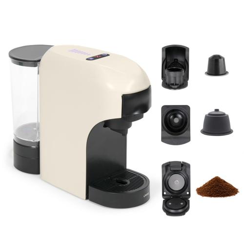 Espressor multicapsule Livoo DOD217C, 1400W, Rezervor apa 0.85L, 20 bari (Crem)