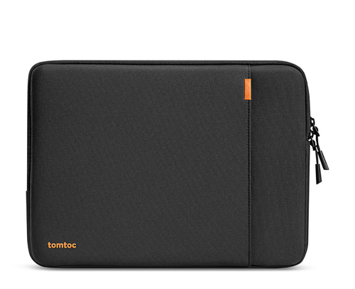 Husa laptop 16inch Tomtoc Sleeve A13F2D1, Protectie la colturi, Protectie Grad Militar, Negru