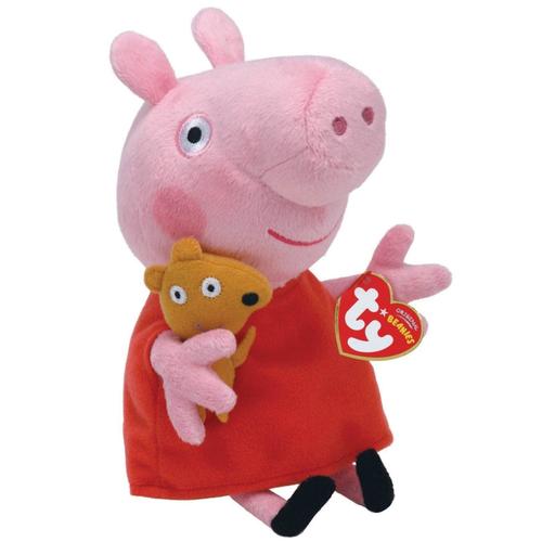 Jucarie de plus TY, Peppa Pig, 15cm