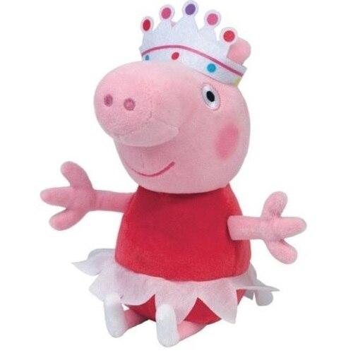 Jucarie de plus TY, Balerina Peppa Pig , 15cm