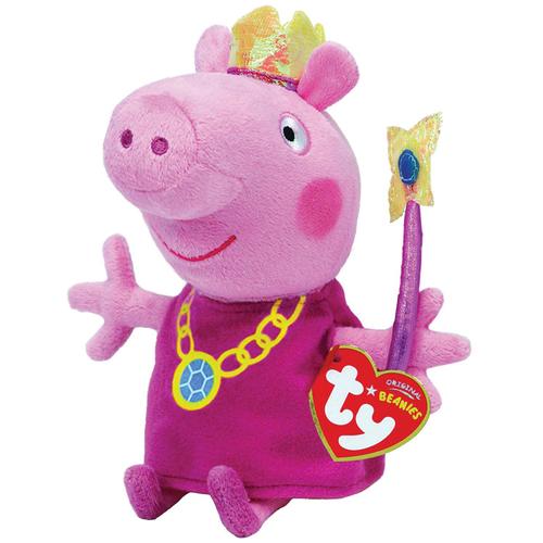 Jucarie de plus TY, Printesa Peppa Pig, 15cm