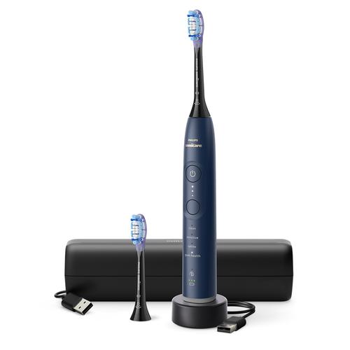 Periuta de dinti electrica PHILIPS Sonicare 7100 HX7423/01, 62000 miscari/min, 4 programe, 2 capete (Albastru)