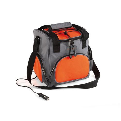 Geanta termoizolanta electrica 12 V DomoClip FR8OR, 48 W, 16 L (Portocaliu/Gri)