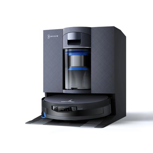 Aspirator robot Ecovacs DEEBOT X12 OMNICYCLONE, 22000Pa, TruEdge 3.0, FocusJet, OZMO Roller 3.0, Recipient praf 250 ml, Rezervor apa 110 ml, Statie colectare 2.7L/3.5L, 110 W (Negru)