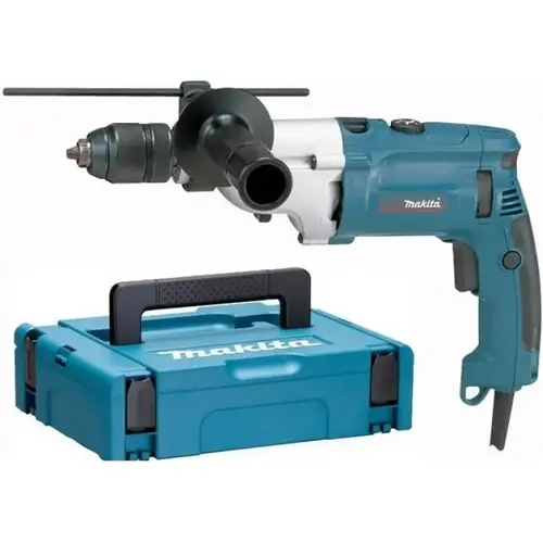Masina de gaurit Makita HP2071J, 1010W, 2 viteze, 13mm, in valiza MAKPAC