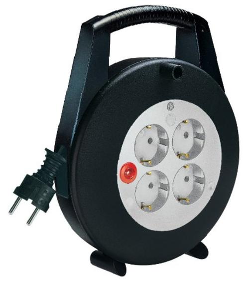 Prelungitor rola Brennenstuhl 149924, 4 prize, 5 m (Negru/Gri)