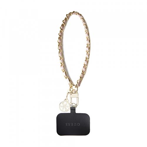 Snur Telefon Guess Saffiano 4G Charm, Negru