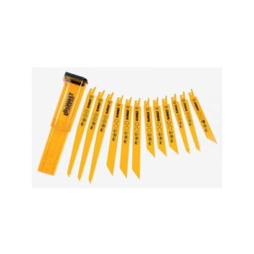 Set panze fierastrau sabie Dewalt BIM, pentru multi-material, 152/203/228mm, 12 bucati