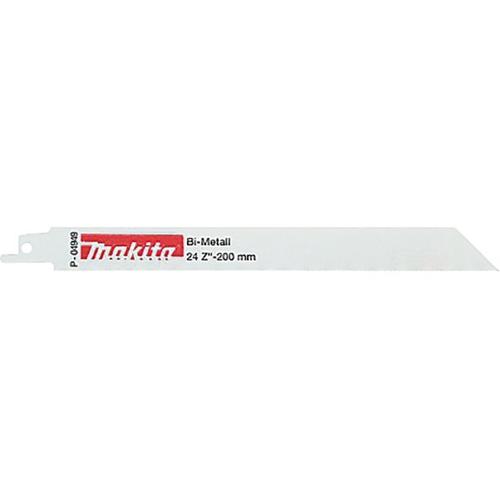 Set 5 panze de fierastrau alternativ cu baioneta Makita P-04949, 24 dinti, 200 mm