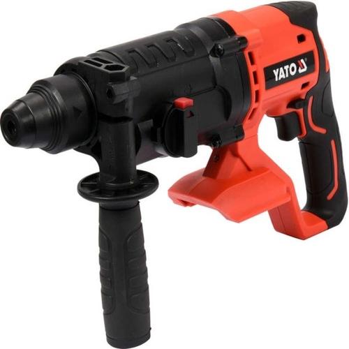 Ciocan rotopercutor SDS PLUS YATO, compatibil cu acumulator Li-Ion 18 V, diametru burghiu 24 mm, 2.4 J, 1000 RPM