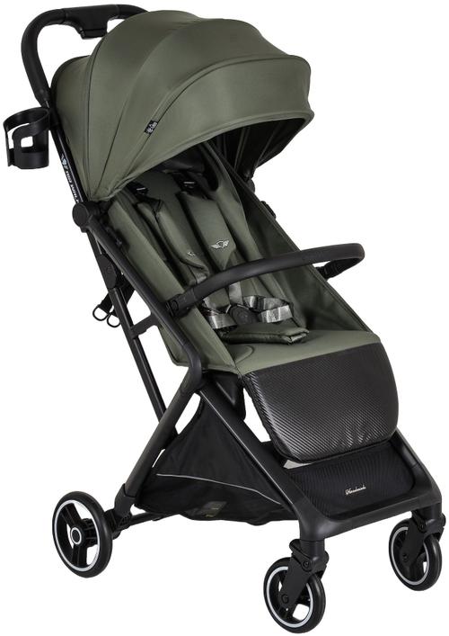 Carucior de vara Cangaroo Airwalk Cabin Size, 0 - 22kg, 0 - 4 ani, Verde/Negru