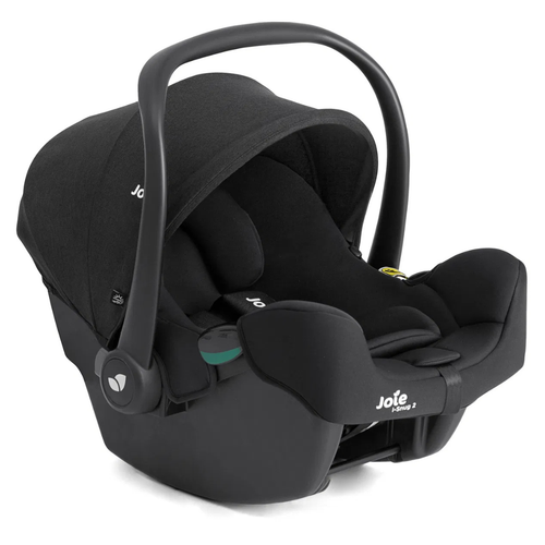 Scoica auto Joie i-Snug 2 Raven, cu tetiera reglabila, 40-75 cm, testata ADAC si certificata R129, Negru