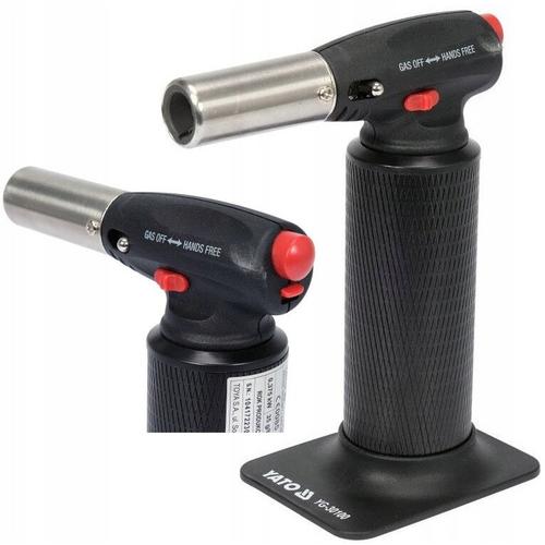Arzator gaz Yato YG-30100 pentru Creme Brulee si flambirom, 1350°C, 45ml, 0.375kW