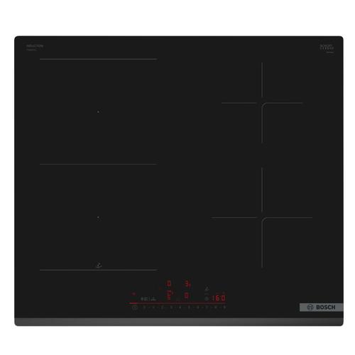 Plita incorporabila BOSCH PVS63KHC1Z, Inductie, 4 zone de gatit, Panou tactil, Timer (Negru)