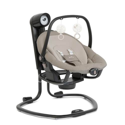 Leagan si balansoar rotativ Joie Serina 2 in 1 Hazelnut, 0 - 13kg, 6 viteze de leganare