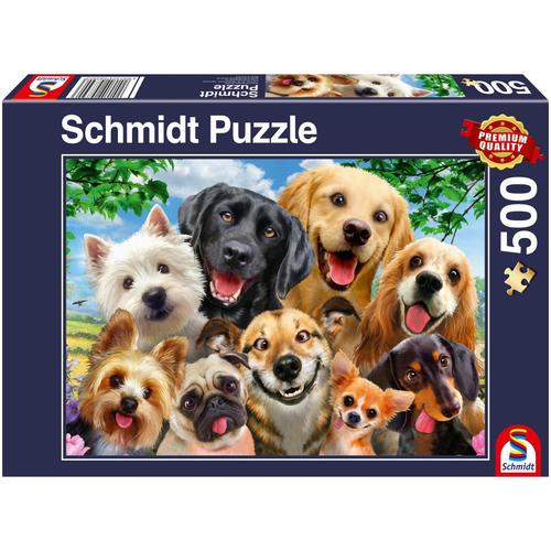 Puzzle Schmidt - Dog selfie, 500 piese