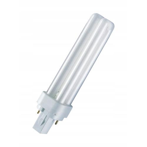 Bec Compact Fluorescent Osram Dulux D / PL-C 2 Pini 26W G24d-3 1750Lm Forma Stick Lumina Alba Naturala 4000K