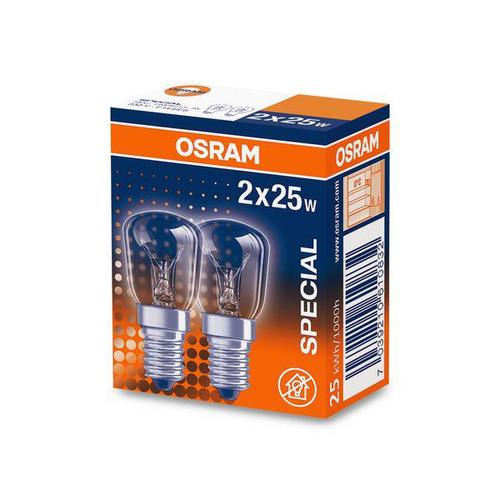 2 Becuri incandescente pentru cuptor Osram T26, E14, 25W, 160 lm