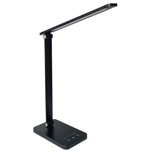 Lampa de podea Panan Disk Fold, 6.5W, CCT, Negru