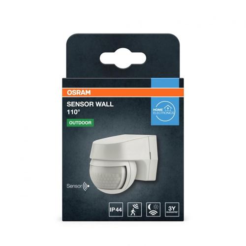 Senzor de Lumina Osram 000004099854454134 Aplicabil pe Perete 110° 230V IP44 60x72x77mm Reglabil 2s 15min, Alb