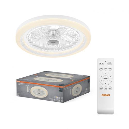 Ventilator de tavan Osram Solano, 43W, 6 trepte, CCT 3000/4000/6500K, cu telecomanda