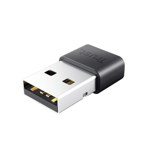 Adaptor Bluetooth Trust Myna 26027, 5.0, USB 2.0, 10m, Negru