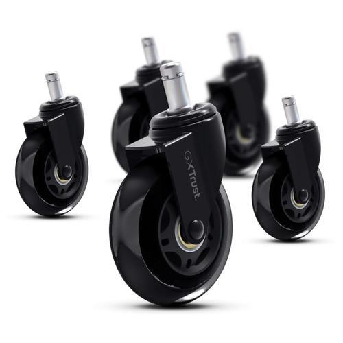 Set 5 roti pentru scaun gaming Trust GXT 702, Negru