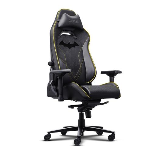 Scaun gaming Trust GXT 721BM Ruya Pro, teherbiran 150kg, cu suport pentru spate, brate ajustabile, Negru
