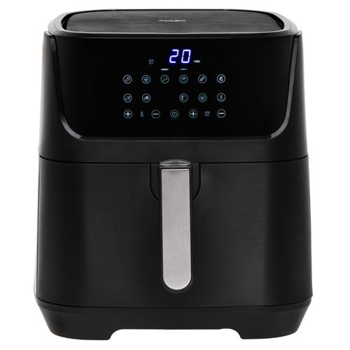 Friteuza cu aer cald Adler AD 6317, 1800 W, 5.5 L, 12 programe, Timer 30 minute, Tempratrura ajustabila 80-200 C (Negru)