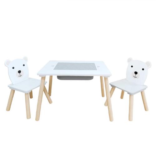 Set masuta cu spatiu de depozitare  si 2 scaune U-Grow UG-74KINET, MDF