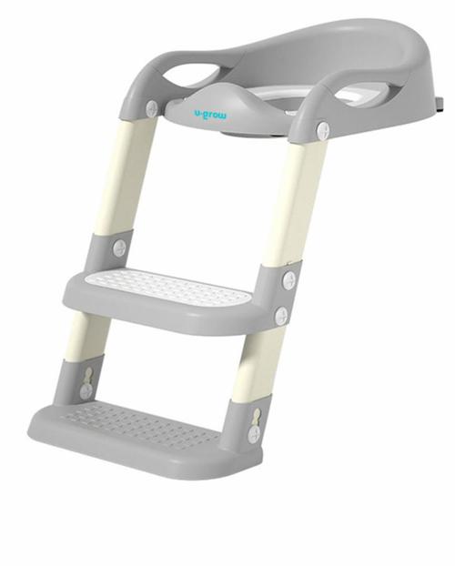 Reductor pentru copii U-Grow UGRS-0001, cu scara, 2 ani +, Gri