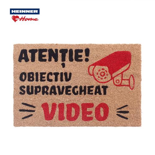 Covoras intrare Heinner HR-MTC-FUN_VIDEO, 60x40cm