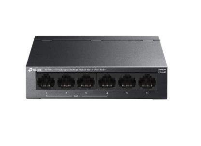 Switch TP-Link LS106P, 4 porturi, PoE+