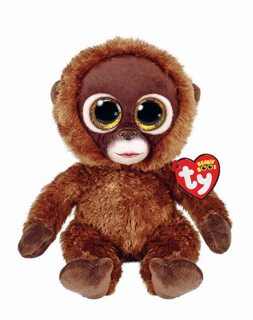 Jucarie de plus Ty Maimuta, 15cm (Maro)