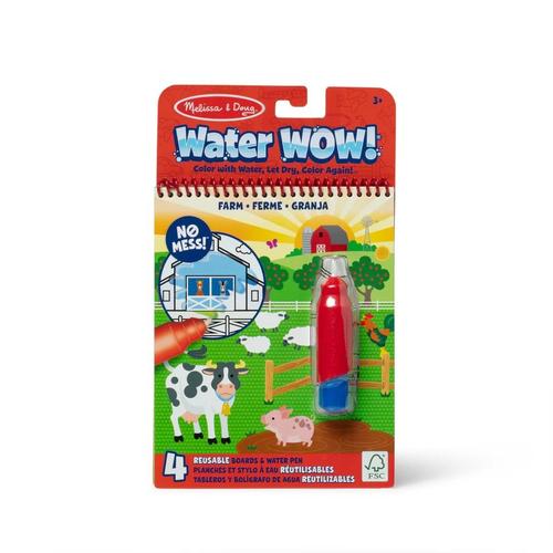 Carte de colorat Melissa & Doug - Water Wow!, Ferma