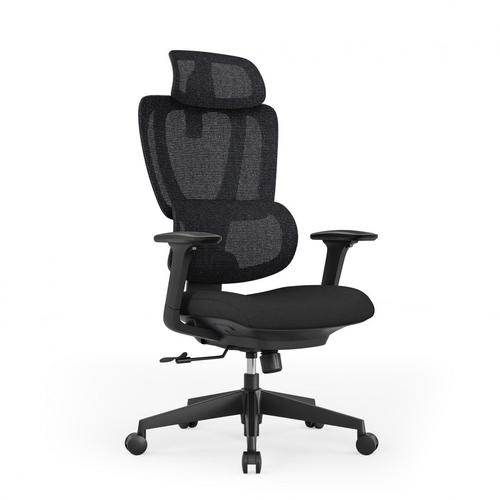 Scaun Serioux Aeromesh, reglabil, Negru