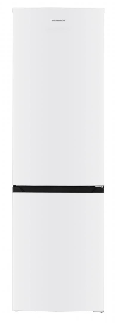 Combina frigorifica HEINNER HCNF-HM293INVD, 293 L, Clasa D, Total No Frost, Usi reversibile, H 186 cm (Alb)