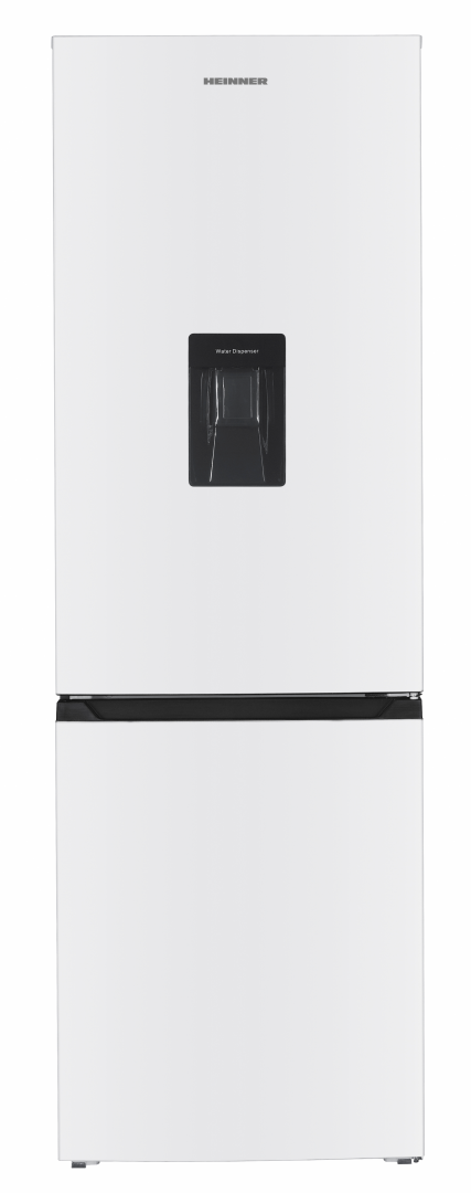 Combina frigorifica HEINNER HC-HM313WDE++, 313 L, Clasa E, Lumina LED, Usi reversibile, H 185.8 cm (Alb)