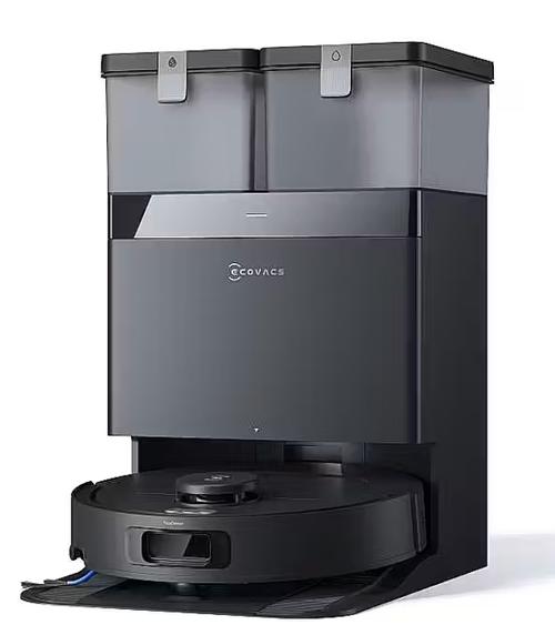 Aspirator robot Ecovacs DEEBOT T30e OMNI, 25000Pa, OZMO Turbo 2.0, TrueMapping 2.0, Autonomie 200 minute, 25000Pa, Recipient praf 0.26 L, Rezervor 70 ml, 35 W (Negru)