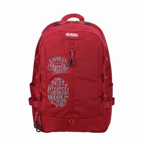 Rucsac scolar Herlitz Boost, 46x32x17cm, Rosu