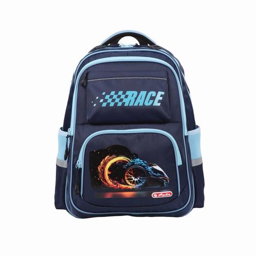 Rucsac scolar Herlitz Spark Antigravity, 45x30x13cm, motiv Race, 18L