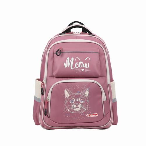 Rucsac scolar Herlitz Spark antigravitate, 45x30x13cm, motiv The Cat, 18L