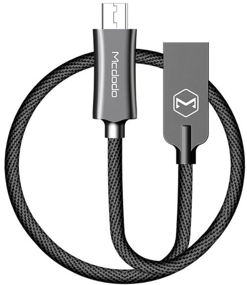 Cablu de date Mcdodo Knight CA-4402, MicroUSB, 1.5 m, QC4.0 (Negru)