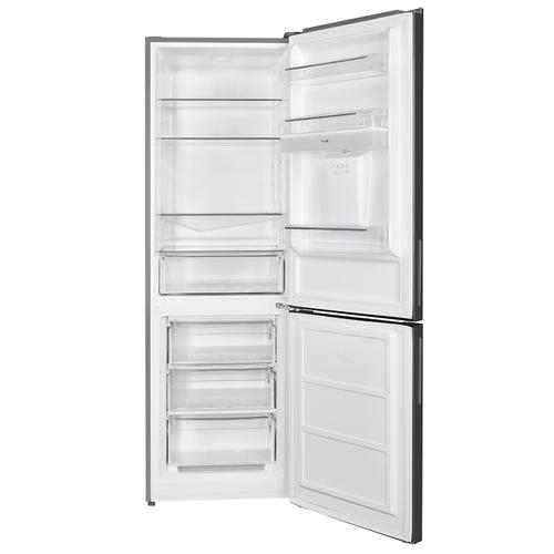 Combina Frigorifica Samus SCX396ED, 313 L, Dozator apa, Clasa E, H 186 cm (Argintiu)